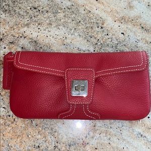 J. McLaughlin RED LEATHER NEVER USED